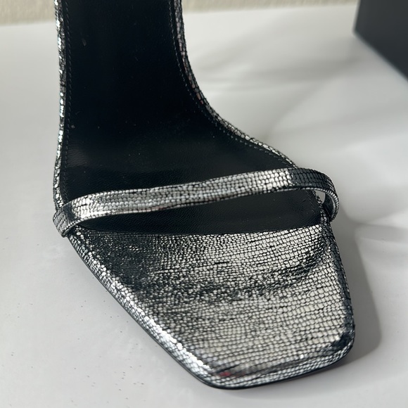 Saint Laurent metallic calfskin optimal 110 sandals - Picture 6 of 10